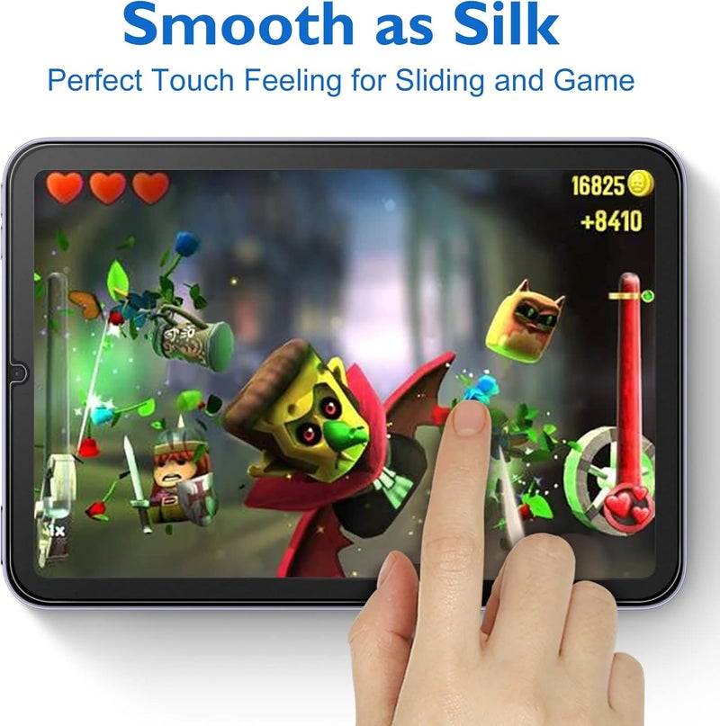 Mothca 1 Pack Matte Glass Screen Protector for iPad Mini 8.3” A17 Pro (2024) & Mini 6 (2021) with Alignment Frame, Anti-Glare & Anti-Fingerprint Tempered Glass Film for iPad Mini 7/6, Smooth as Silk - Image 2